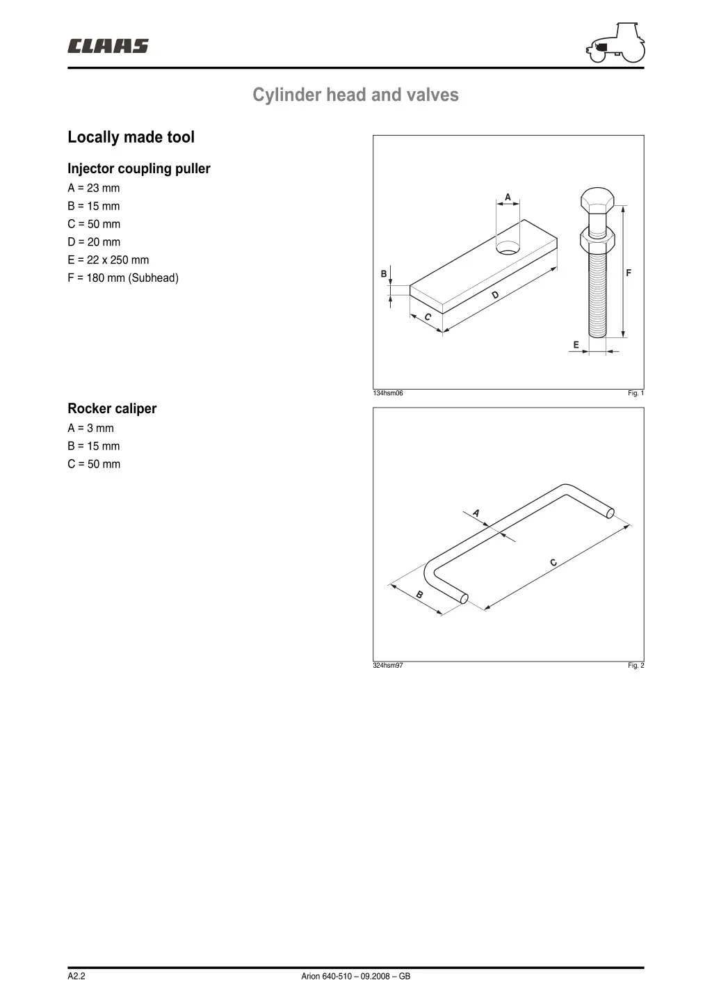 cylinder head and valves