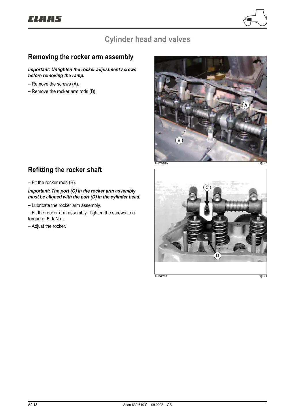 cylinder head and valves 16