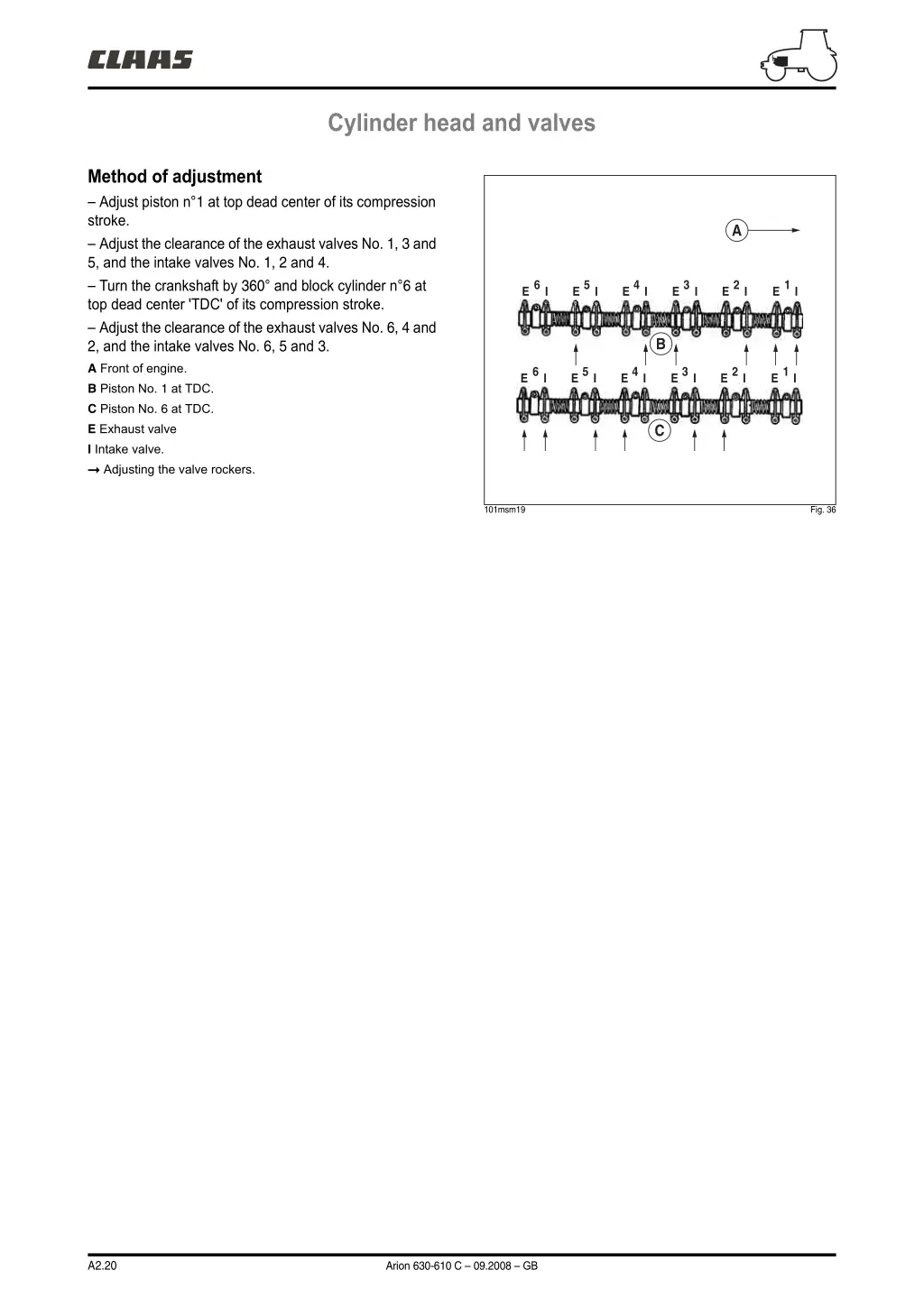 cylinder head and valves 18