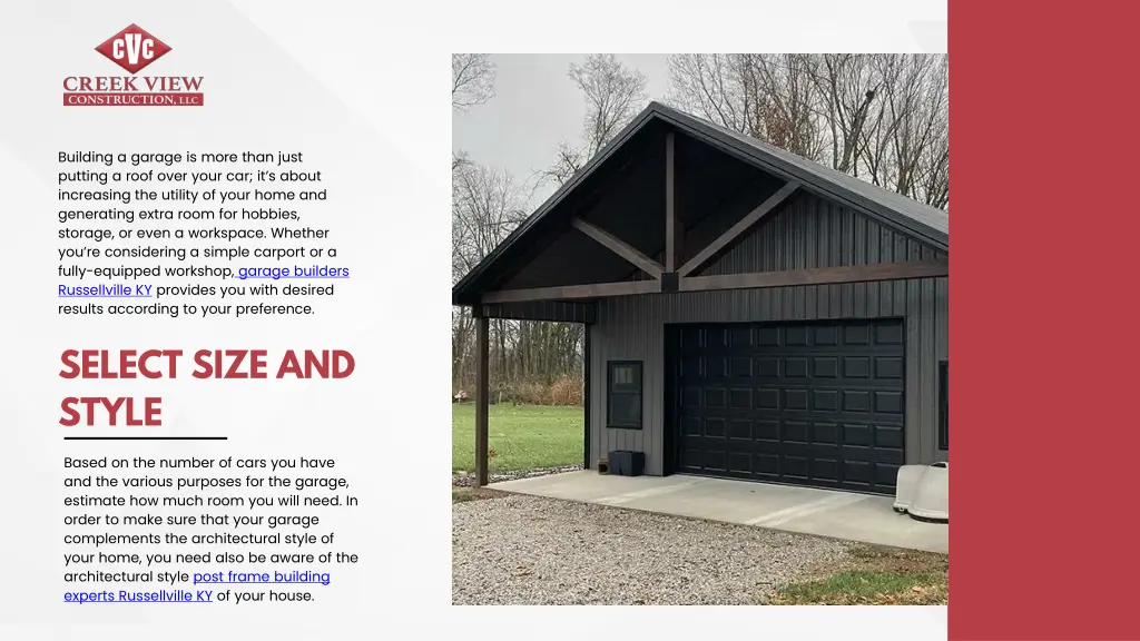 building a garage is more than just putting