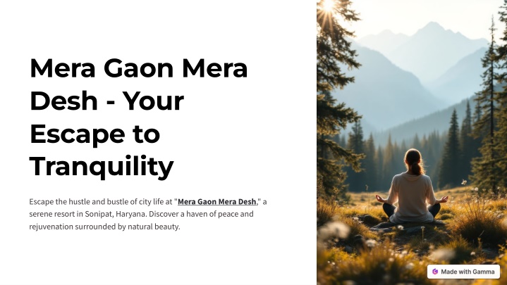 mera gaon mera desh your escape to tranquility