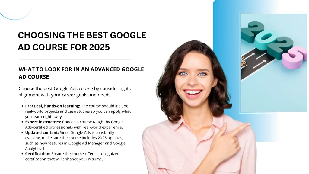 choosing the best google ad course for 2025