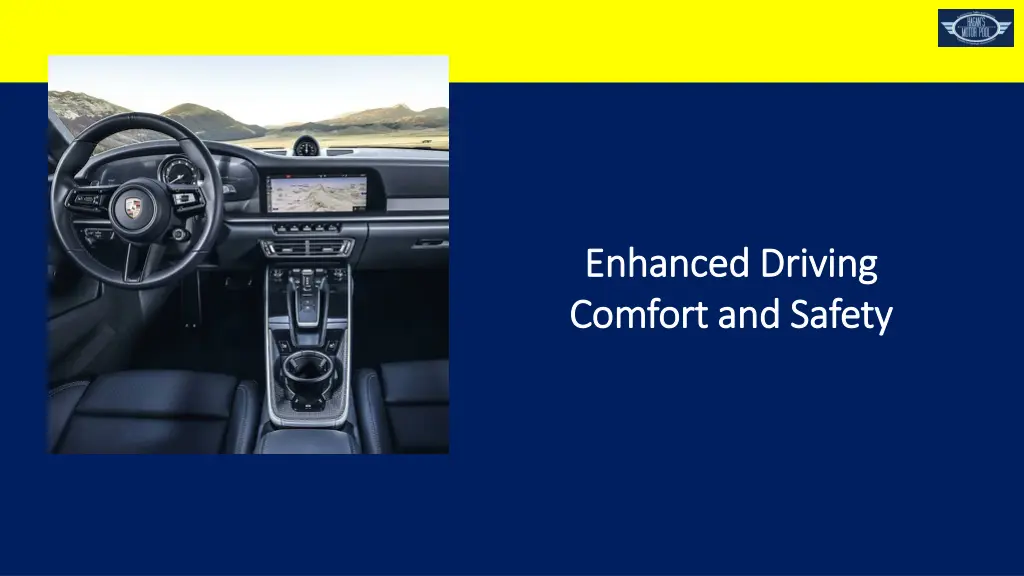 enhanced driving enhanced driving comfort