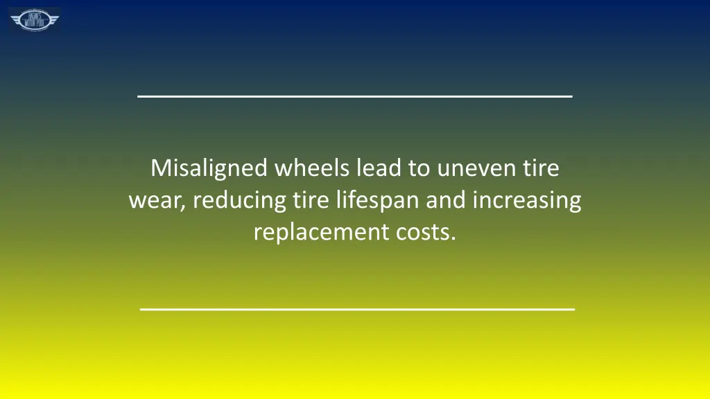 misaligned wheels lead to uneven tire wear