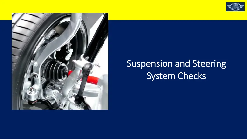 suspension and steering suspension and steering