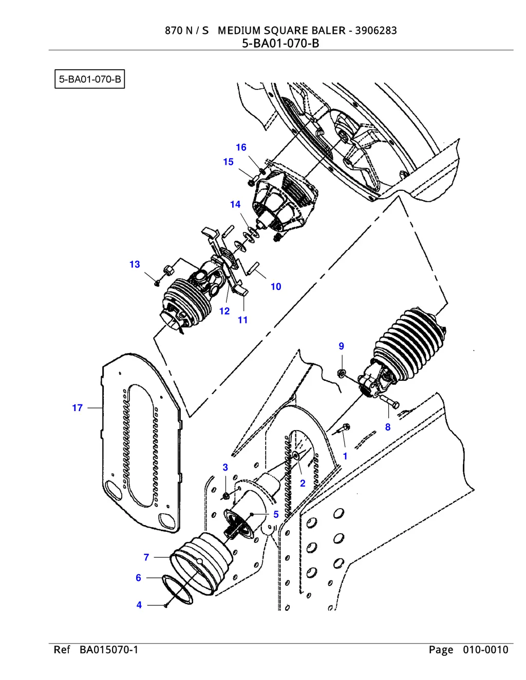 870 n s medium square baler 3906283 1