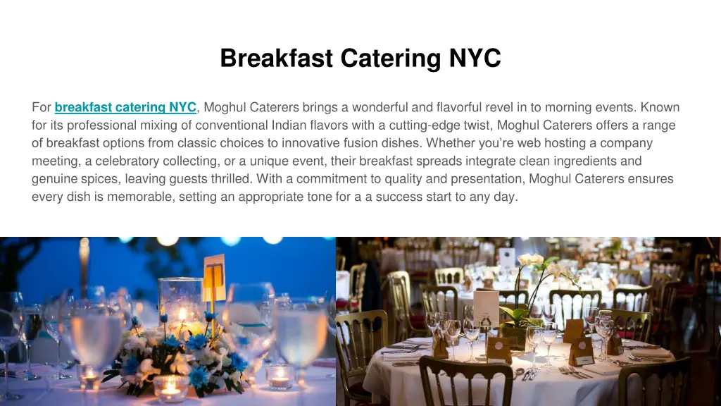 breakfast catering nyc