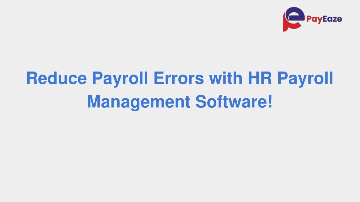 reduce payroll errors with hr payroll management