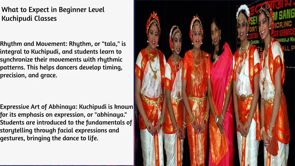 what to expect in beginner level kuchipudi classes