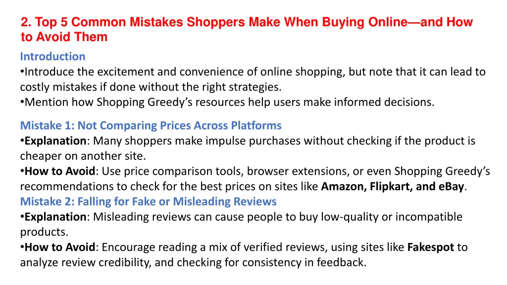 2 top 5 common mistakes shoppers make when buying