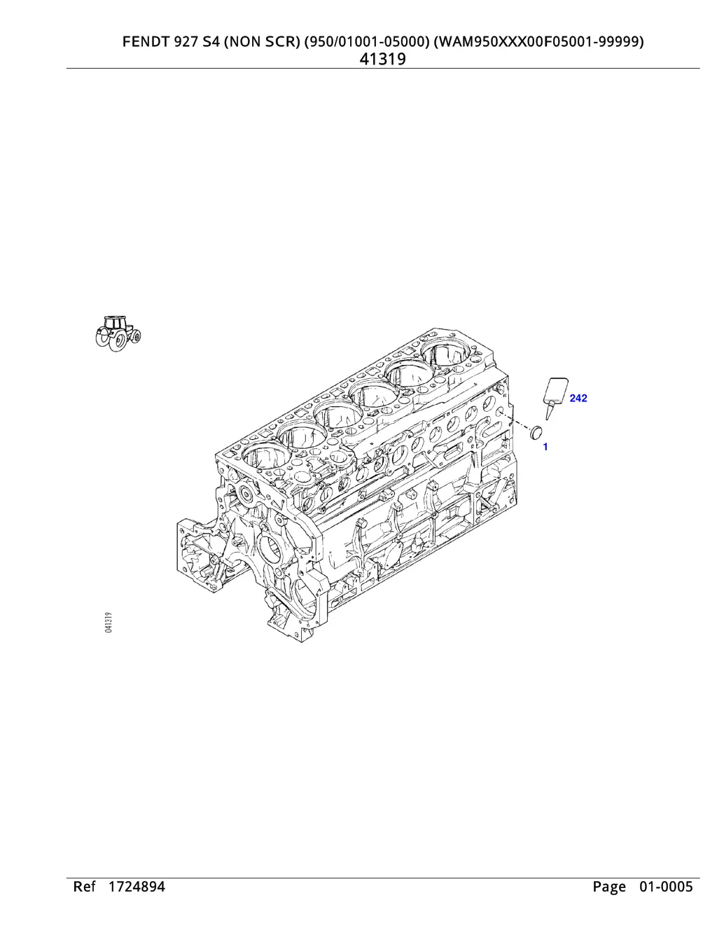 fendt 927 s4 non scr 950 01001 05000 2