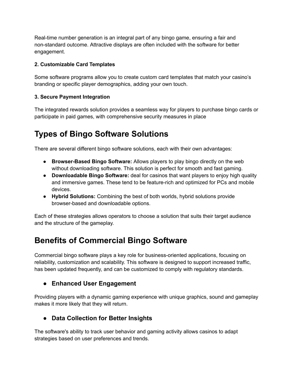 real time number generation is an integral part