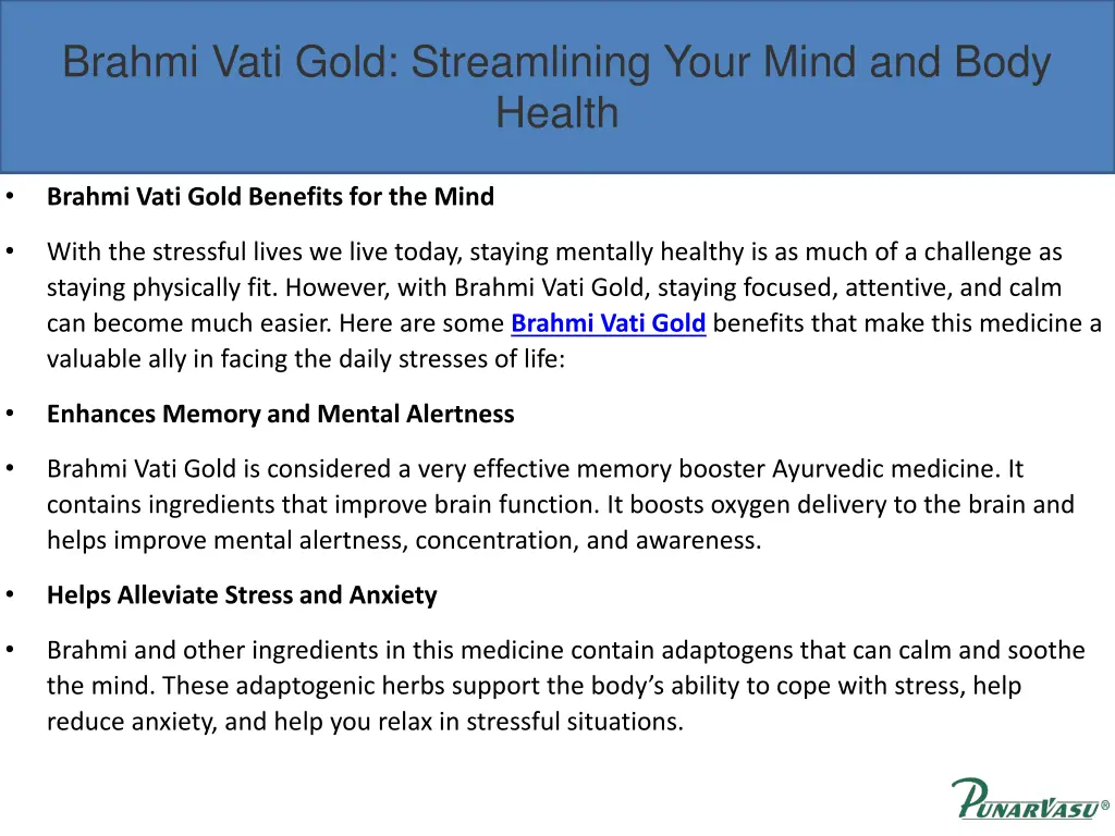 brahmi vati gold streamlining your mind and body 2