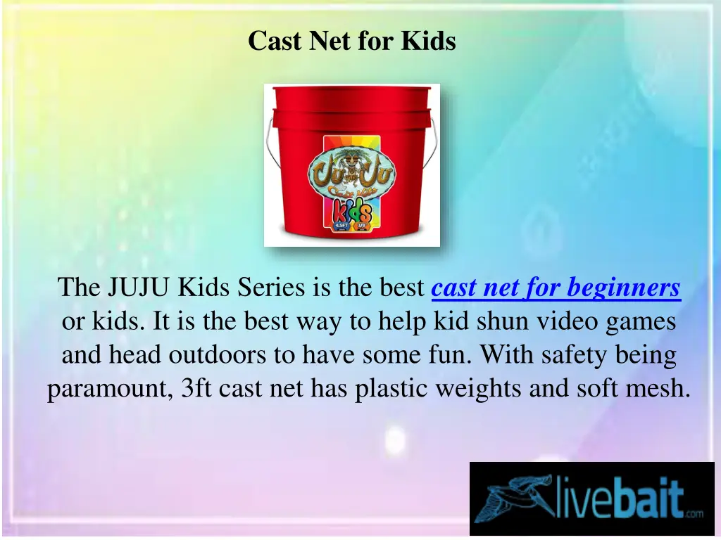 cast net for kids