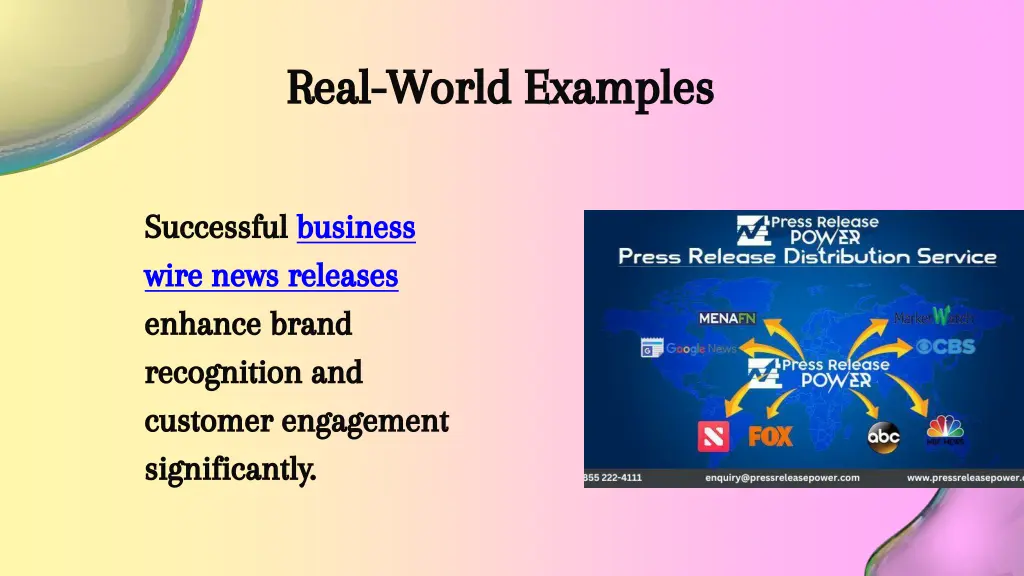 real world examples