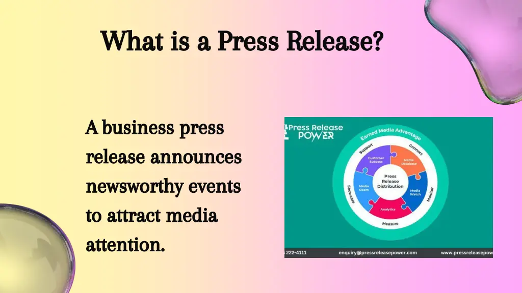 what is a press release