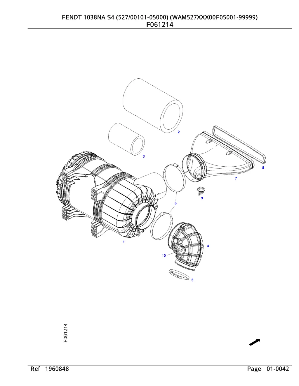 fendt 1038na s4 527 00101 05000 wam527xxx00f05001 5