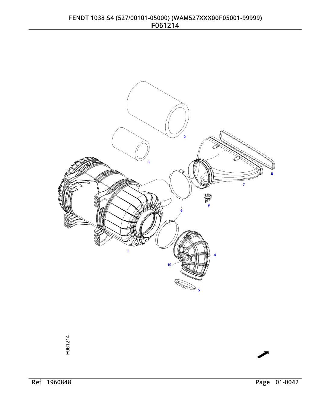 fendt 1038 s4 527 00101 05000 wam527xxx00f05001 5