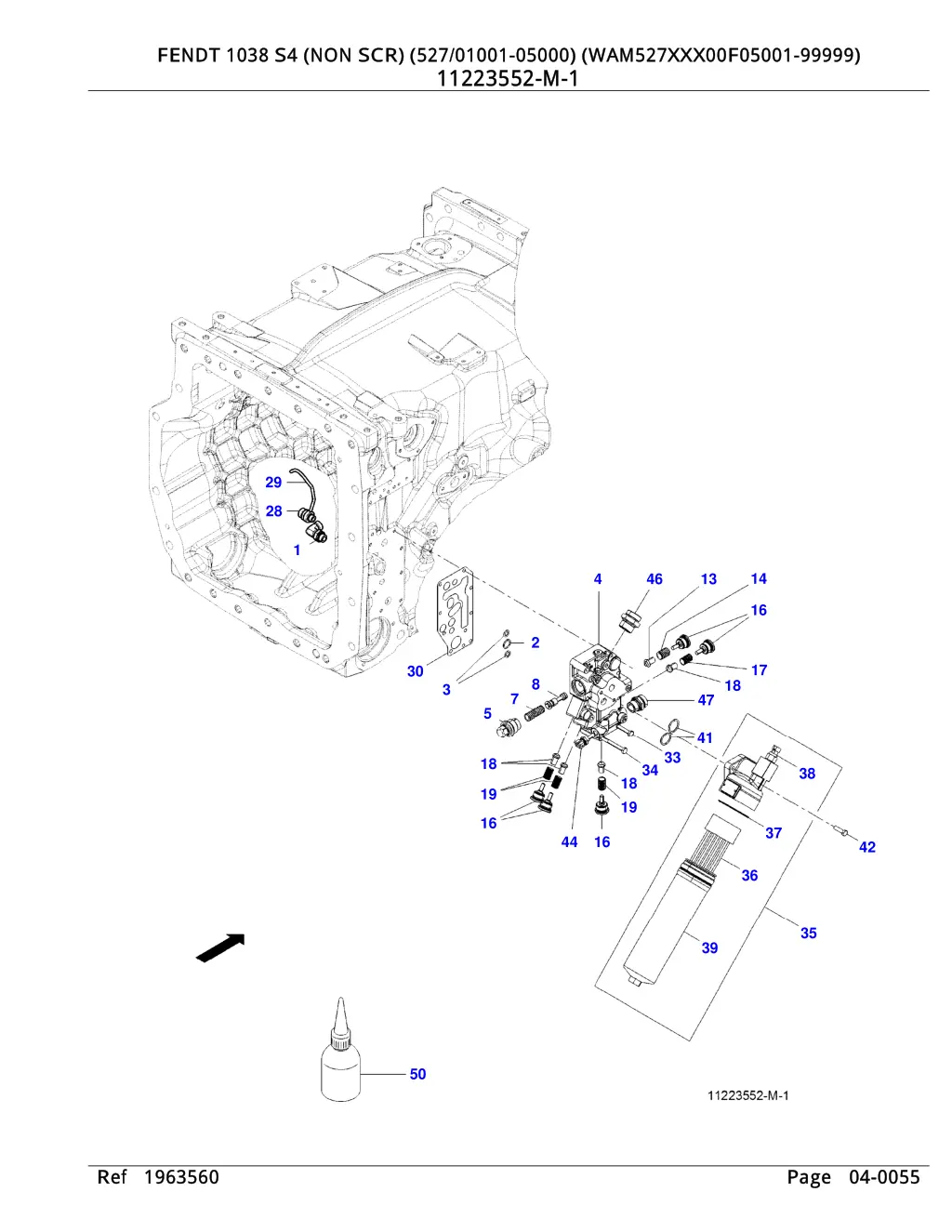 fendt 1038 s4 non scr 527 01001 05000 8