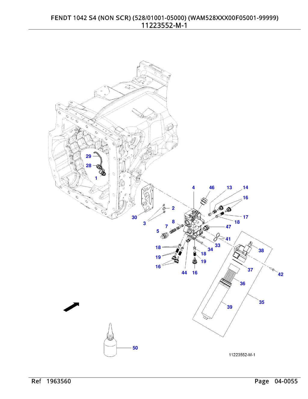 fendt 1042 s4 non scr 528 01001 05000 8