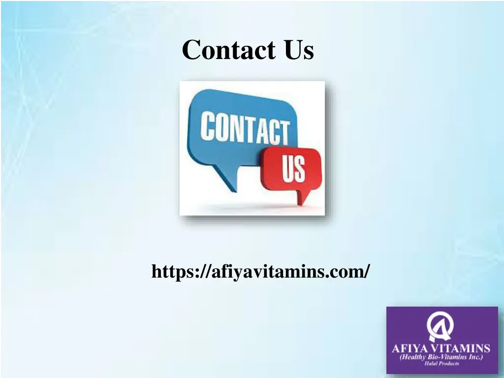 contact us