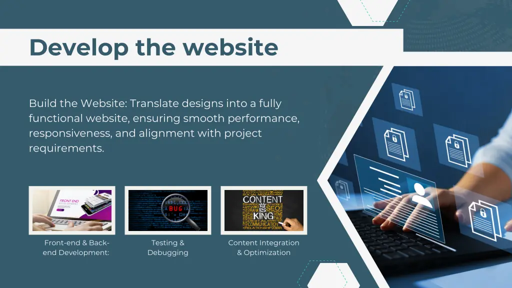 develop the website