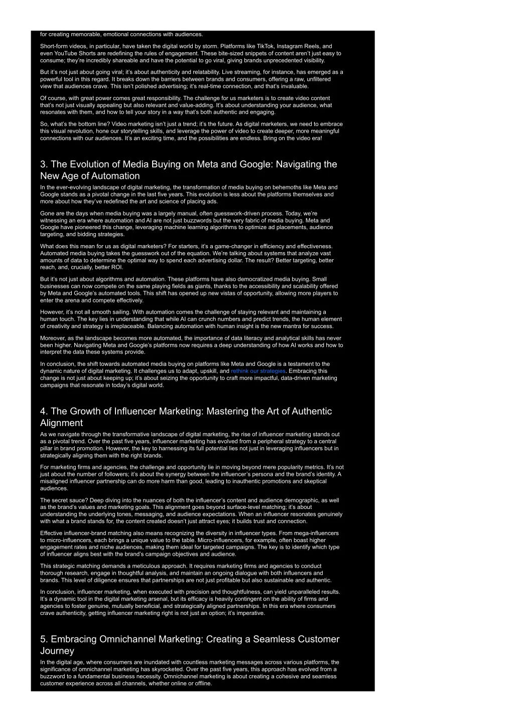 for creating memorable emotional connections with