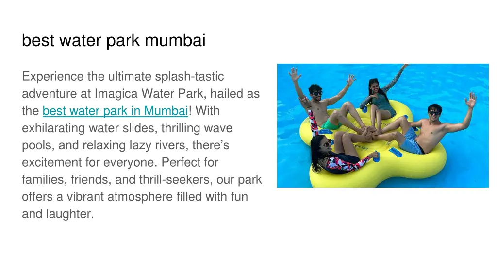 best water park mumbai