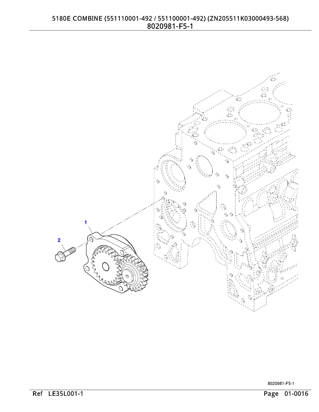 5180e combine 551110001 492 551100001 15