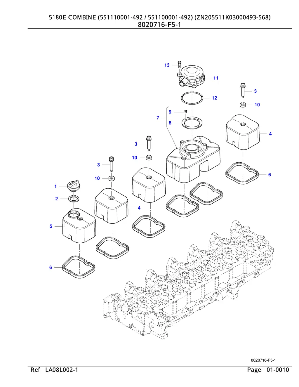 5180e combine 551110001 492 551100001 9