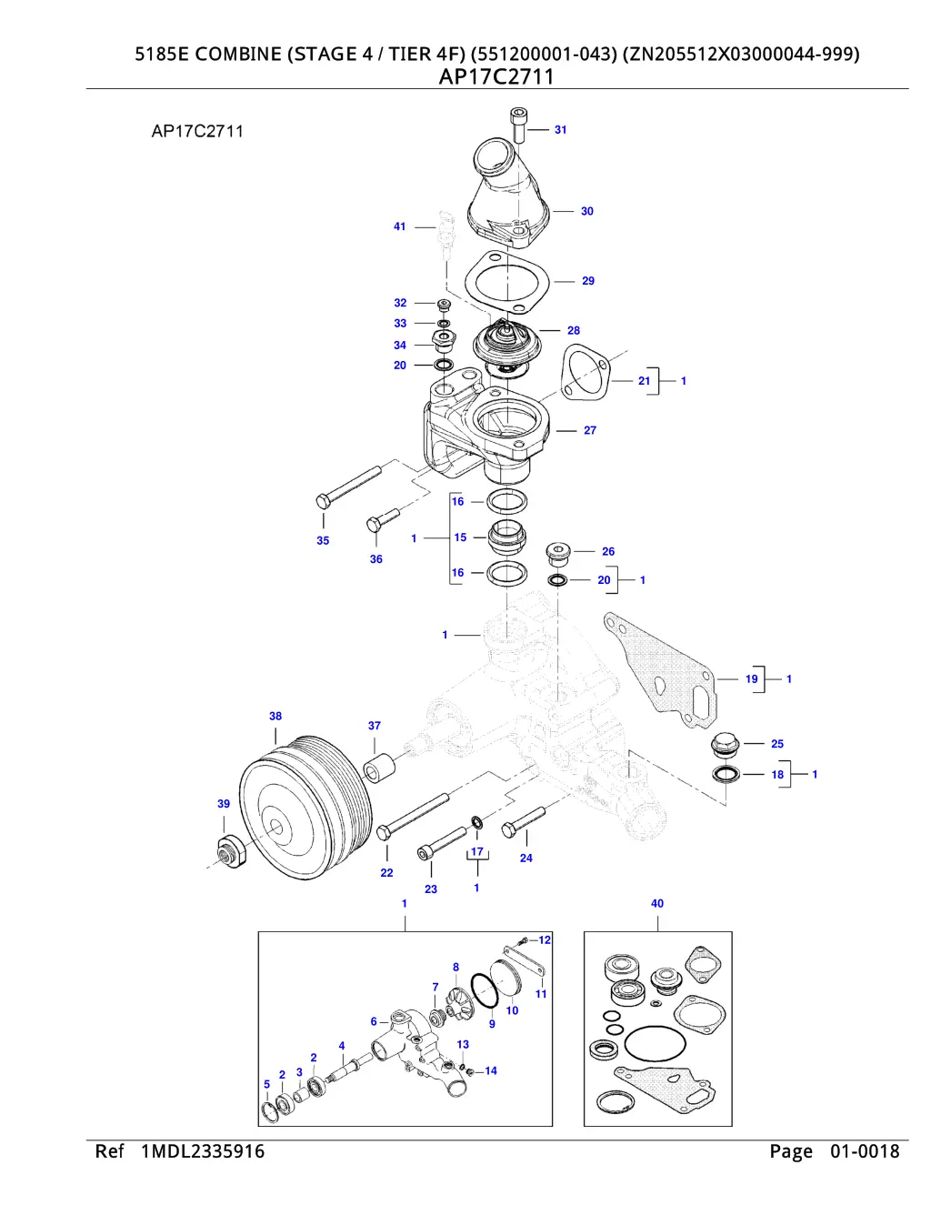 5185e combine stage 4 tier 4f 551200001 16