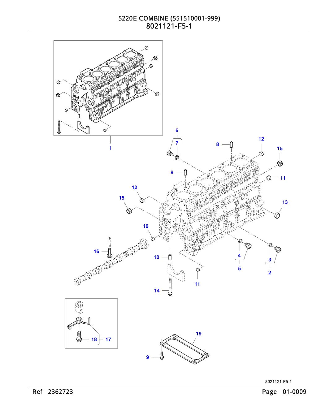 5220e combine 551510001 999 5220e combine 8