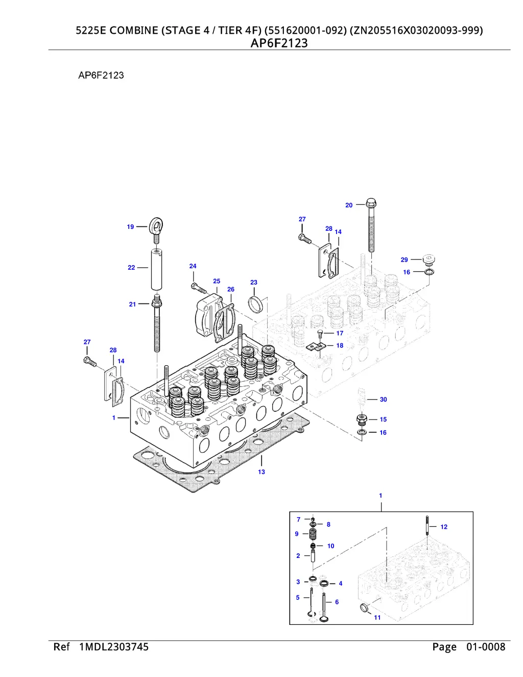 5225e combine stage 4 tier 4f 551620001 7