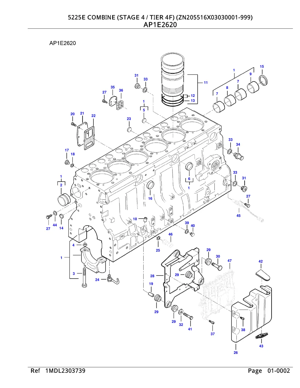 5225e combine stage 4 tier 4f zn205516x03030001