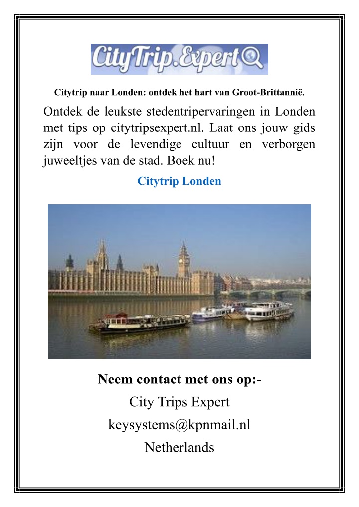 citytrip naar londen ontdek het hart van groot