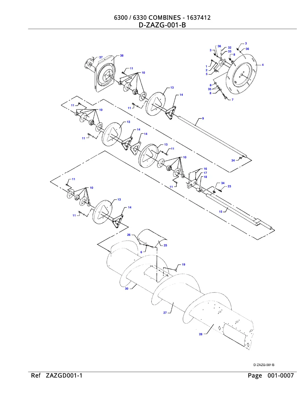 6300 6330 combines 1637412 6300 6330 combines 6