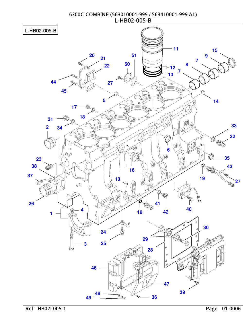 6300c combine 563010001 999 563410001 3