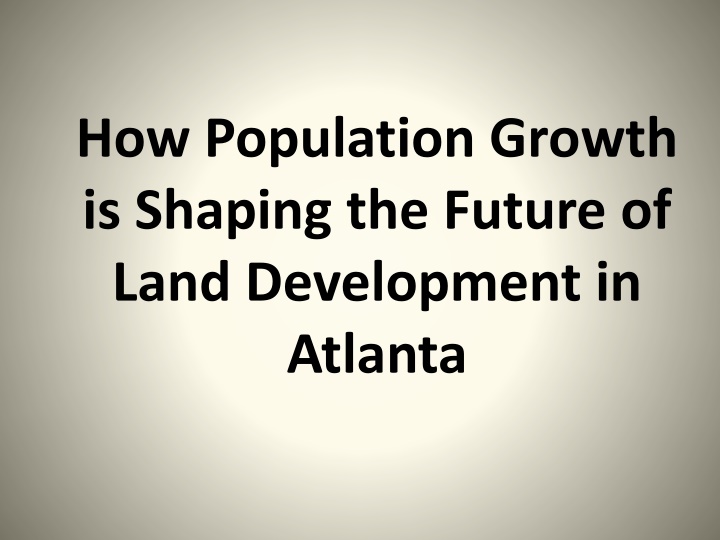 how population growth is shaping the future