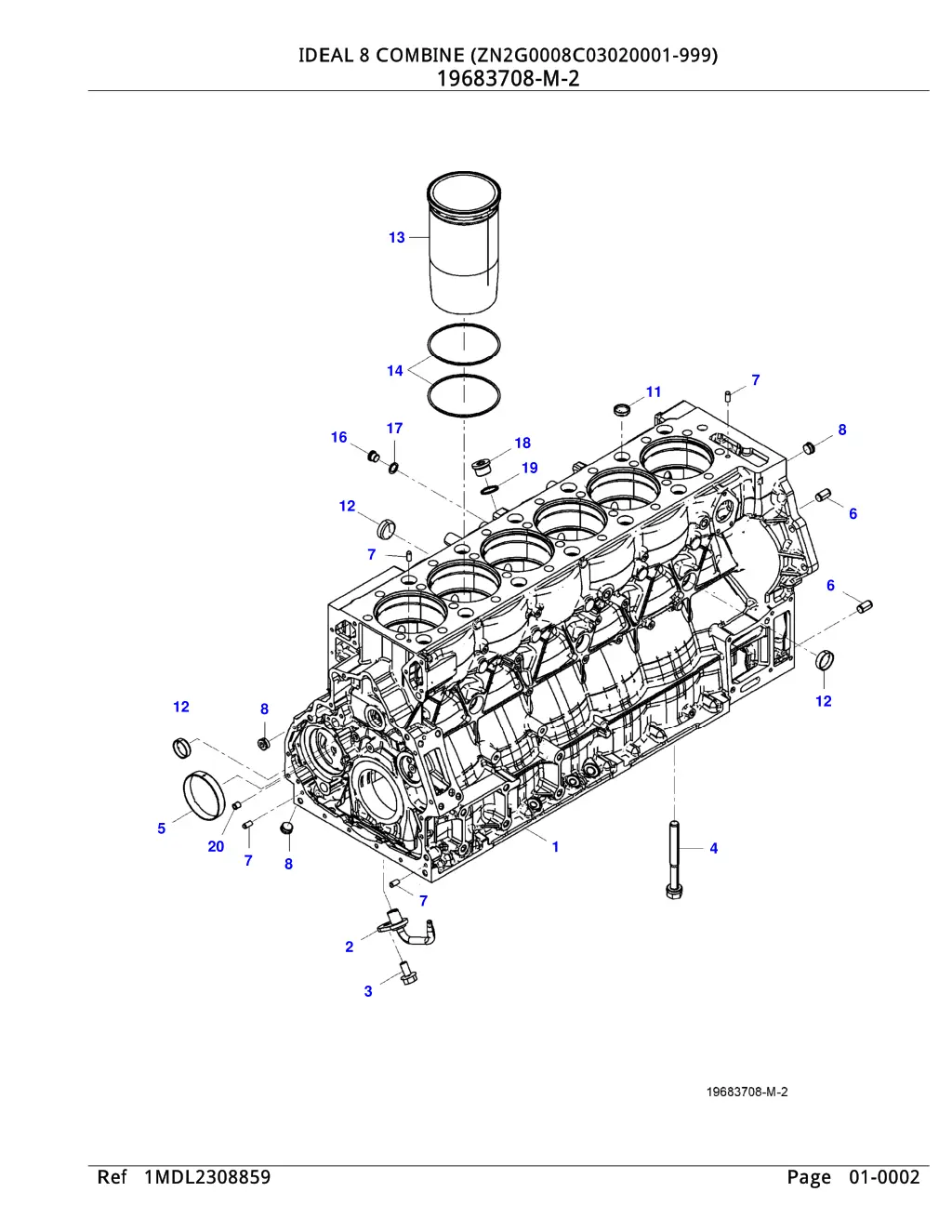 ideal 8 combine zn2g0008c03020001 999 ideal