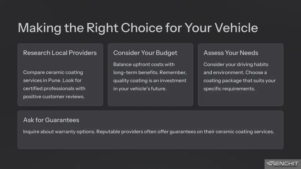 making the right choice for your vehicle