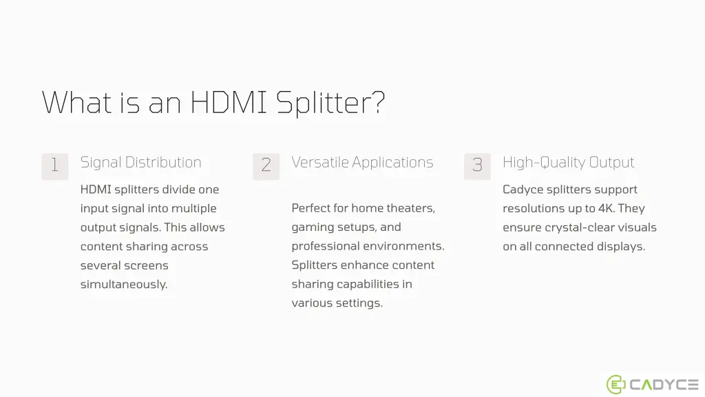 what is an hdmi splitter