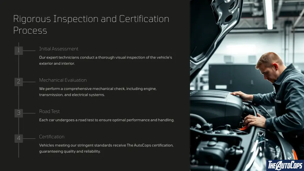 rigorous inspection and certification process