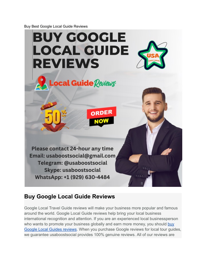 buy best google local guide reviews