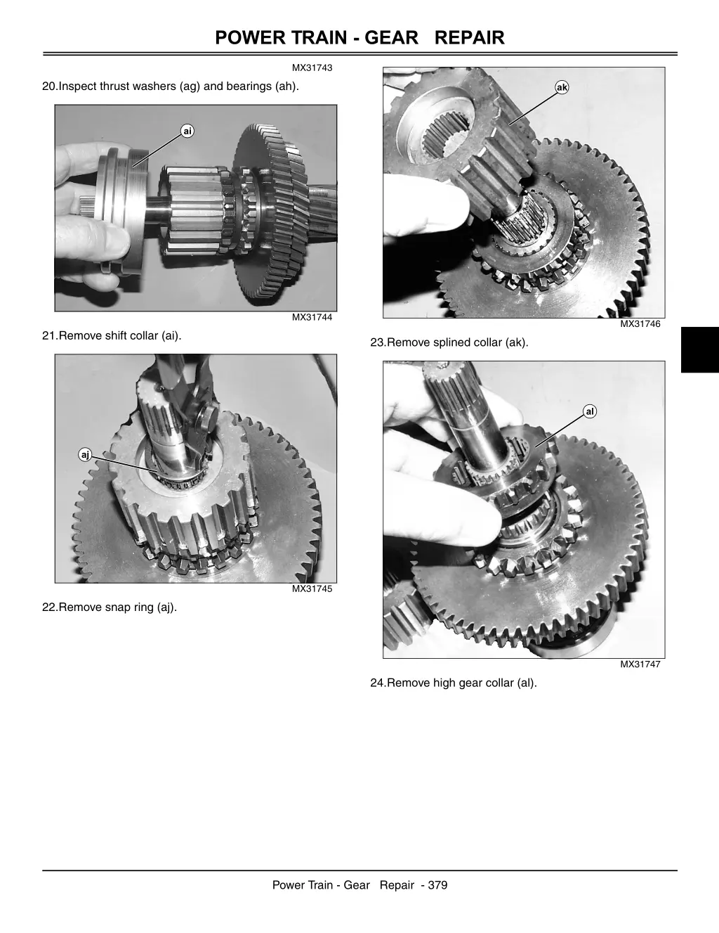 power train gear repair 8