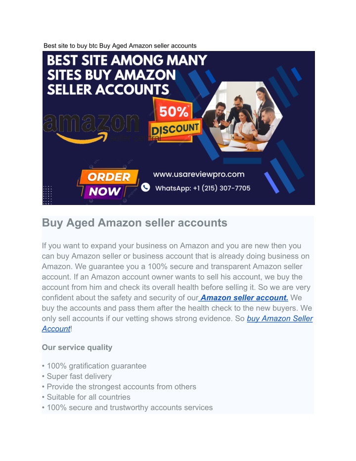 best site to buy btc buy aged amazon seller