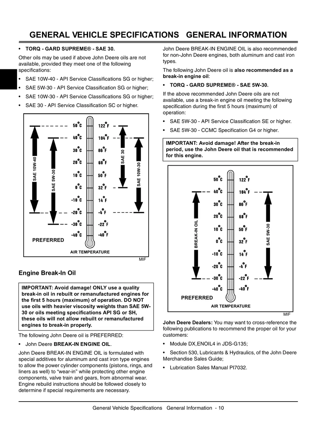 general vehicle specifications general information 1