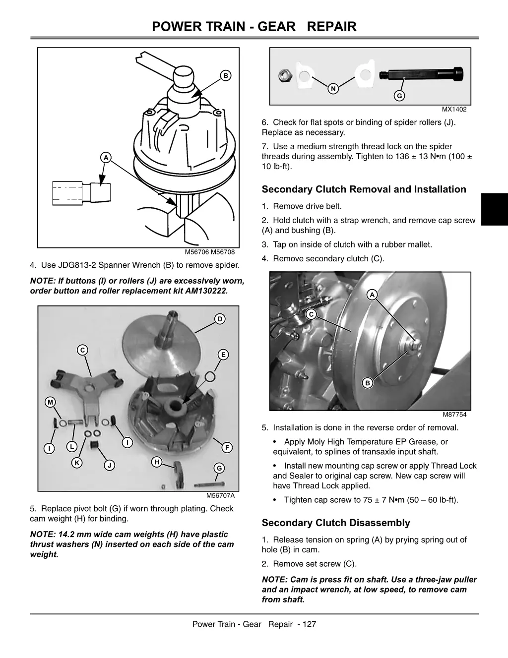 power train gear repair 1