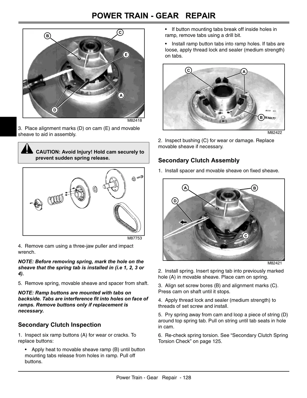 power train gear repair 2