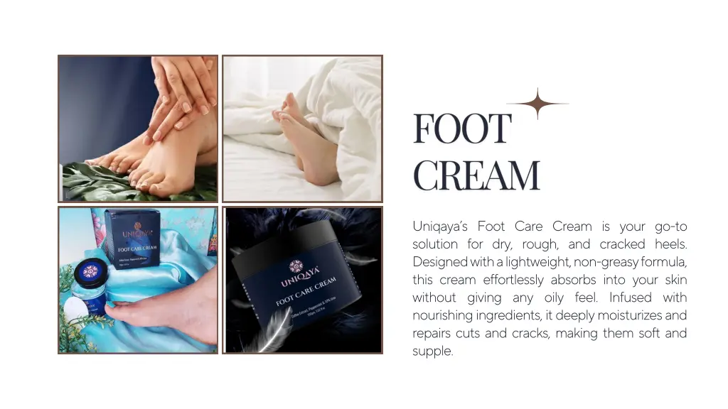 uniqaya s foot care cream is your go to solution