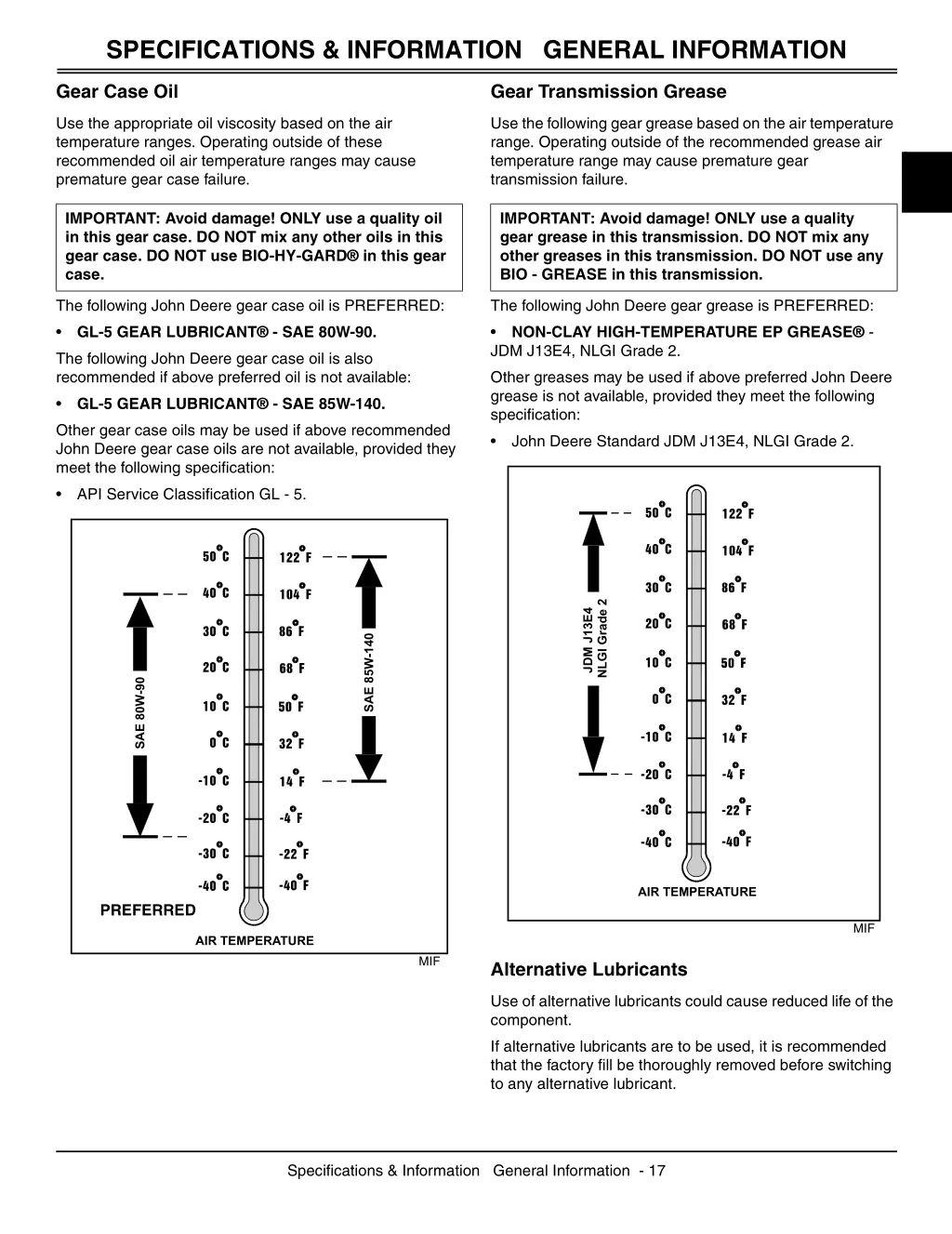 specifications information general information 3